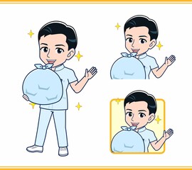 看護師の男性スタッフ