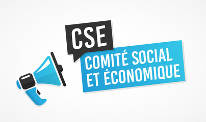 CSE - Comité social et économique - obrazy, fototapety, plakaty