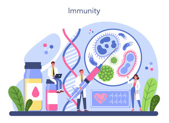 Obraz premium Professional immunologist. Idea of healthcare, virus prevention