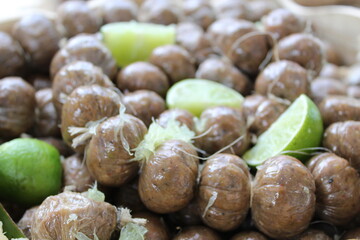 Butifarra con bollo de yuca