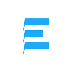 Letter E logo design template elements. vector illustration