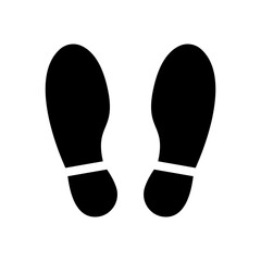 imprint shoes icon vector