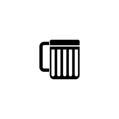 beer glass icon set vector sign symbol