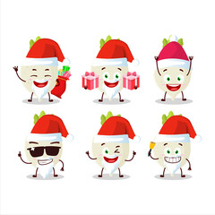 Santa Claus emoticons with may turnip cartoon character