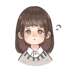 女の子表情(怒り顔)