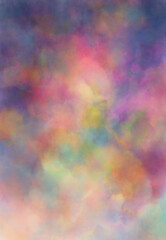 Abstract watercolor digital art painting soft focus for texture background