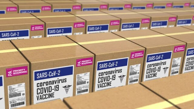 Covid-19 vaccine box  3in1.  Many vaccine boxes move indefinitely.