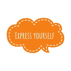 ''Express yourself'' Lettering