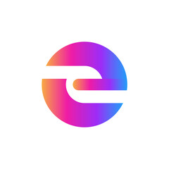 Letter E logo design template elements. vector illustration