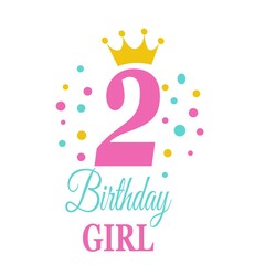 colorful happy birthday  vector illustration