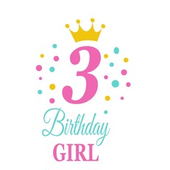 colorful happy birthday  vector illustration