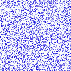 Water vapor in the form of many bubbles.