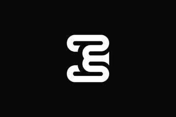 BE logo letter design on luxury background. EB logo monogram initials letter concept. BE icon logo design. EB elegant and Professional letter icon design on black background. B E EB BE