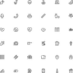icon vector icon set such as: haricot, citrus, alcoholic, salad, refreshing, heart, fruits, prediction, bud, tomato, frozen, farm, cookie, purple, orange, fortune, crisp, machine, orchid, kidney
