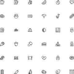 icon vector icon set such as: fillet, panna, rigate, weight, kitchenware, emblem, cannelloni, company, bean, hand, flavor, silver, metal, confectionery, chile, draught, coffee powder, sea, nobody