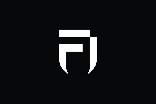 FU logo letter design on luxury background. UF logo monogram initials letter concept. FU icon logo design. UF elegant and Professional letter icon design on black background. U F FU UF