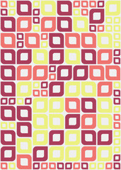 Abstract Geometric Pattern generative computational art illustration