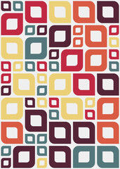 Abstract Geometric Pattern generative computational art illustration