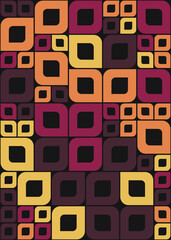 Abstract Geometric Pattern generative computational art illustration