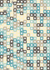 Abstract Geometric Pattern generative computational art illustration