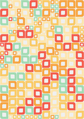 Abstract Geometric Pattern generative computational art illustration