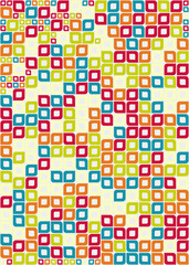 Abstract Geometric Pattern generative computational art illustration