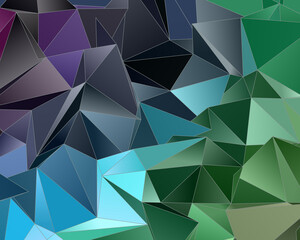 Obraz premium Abstract Low-Poly background. triangulated texture. Design 3d. Polygonal geometrical pattern. Triangular modern style