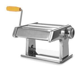Pasta machine on white background