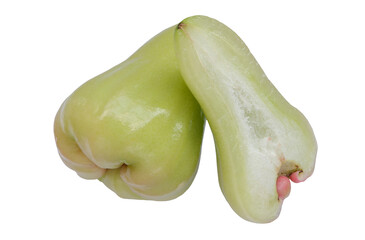 Rose apples or chomphu isolated on white background