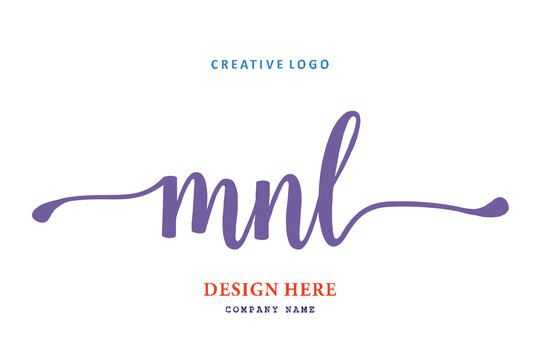 MNL lettering logo is simple, easy to understand and authoritative