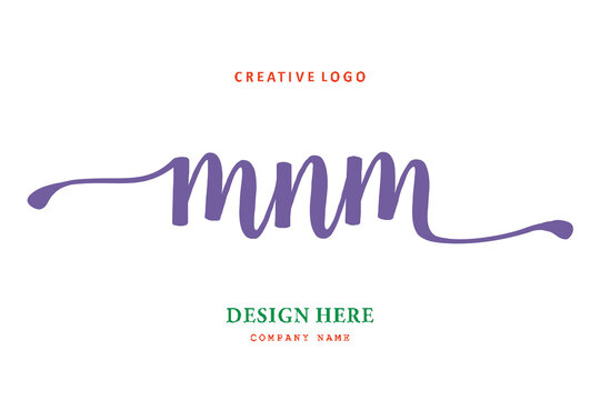 MNM lettering logo is simple, easy to understand and authoritative