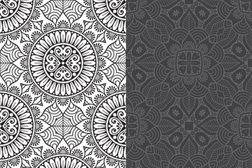 Mandala Ornament Pattern. Vintage decorative elements