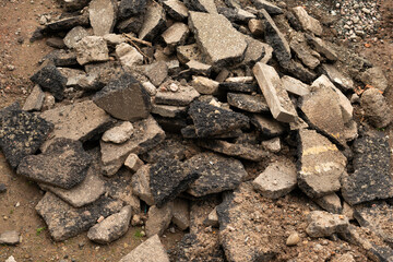 Texture of a stone wall