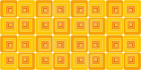 70's retro seamless wallpaper pattern material / vector illustration	

