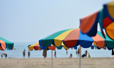 the summer season begins on Italian beaches