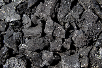 Carbon viejo y usado