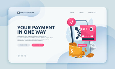 Landing page movie cinema website template
