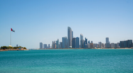 Fototapeta premium UEA - Abu Dhabi - Corniche - Sea