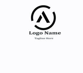 A letter Vector design art with Circle 