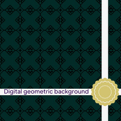 The geometric abstract pattern. Seamless vector background.