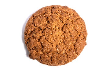 oat cookies isolated on a white background