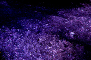 Purple or violet abstract crystal glittering background