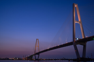 名古屋の夜景　名港トリトン