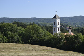 Novi Sad, Serbia - March 02. 2013: Orthodox monastery - Ravanica on Fruska Gora in Vrdnik. Novi Sad, Serbia 