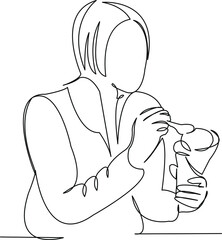 woman eating ice cream cone