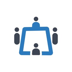 Business meeting icon