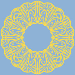 Floral mandala - the Sacred Vector illustration