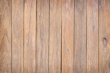 Old brown wooden wall panel texture Background