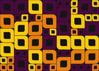 Abstract Geometric Pattern generative computational art illustration