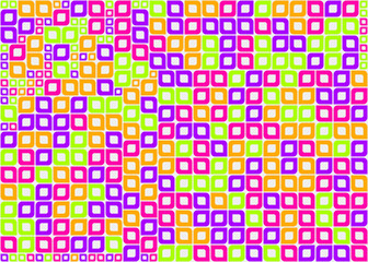 Abstract Geometric Pattern generative computational art illustration